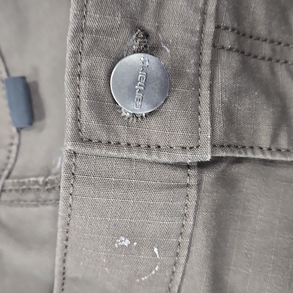 NWOT Carhartt Relaxed Straight Ripstop Double-Front Cargo Pant Dark Coffee - Picture 6 of 10